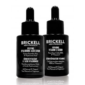 Brickell Men's Daily Anti Aging Serum Routine