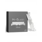 My-Blades Silver Single-Edge Rasierklingen (100 Stück)