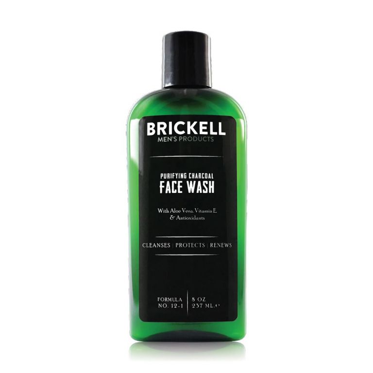 Brickell Men's Purifying Charcoal Face Wash Unscented 237 ml.